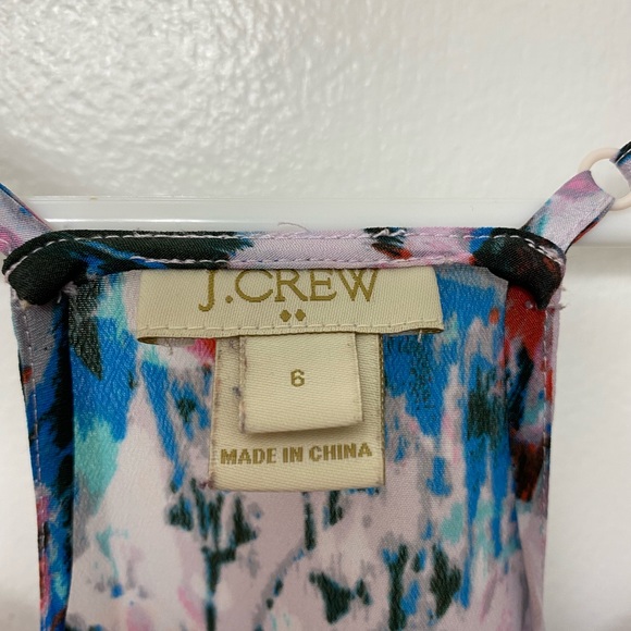 J.Crew Patterned Spaghetti Strap Top - Picture 3 of 4